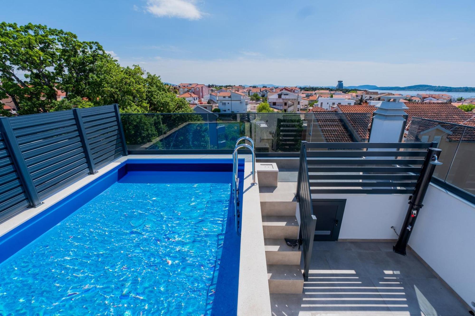 Three-Bedroom Premium Holiday Home Atmosfera With Private Pool&Sauna Vodice Exterior foto